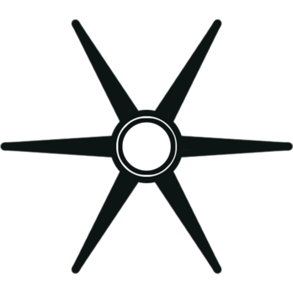 CEF - Impeller | Ø22,3 | Ø109,5 | 24,8 mm | 6 schoepen