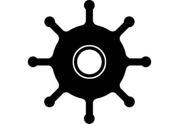 CEF - Impeller | Ø13,15 | Ø41 | 23 mm | 8 schoepen