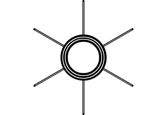 CEF - Impeller | Ø18,05 | Ø51,8 | 19 mm | 6 schoepen