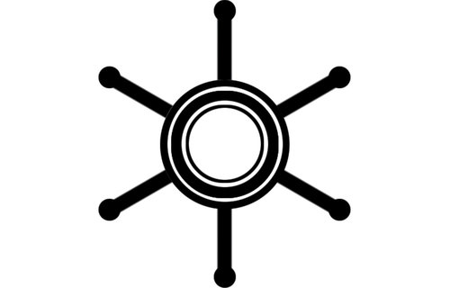 CEF - Impeller | Ø8 | Ø44,6 | 13 mm | 6 schoepen