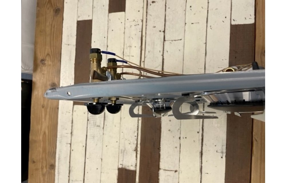Allpa - Gaskomfoor RVS / 3 branders