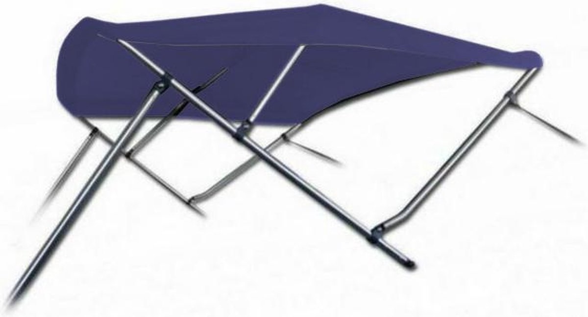 Aluminium Biminitop Navy 3 Bogen Hoogte 137 cm
