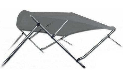 Aluminium Biminitop Antraciet 3 bogen Hoogte 91 cm