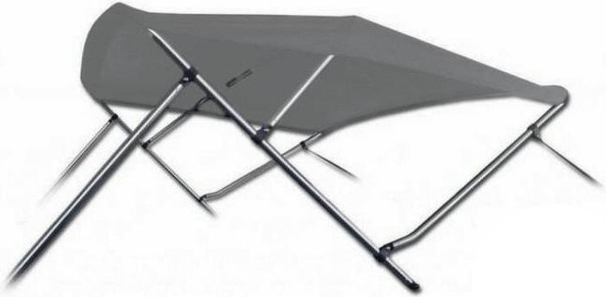Aluminium Biminitop Antraciet 3 bogen Hoogte 91 cm