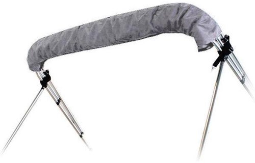 RVS Biminitop Licht Grijs 4 bogen Hoogte 117 cm