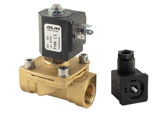 Solenoid klep koper 12V