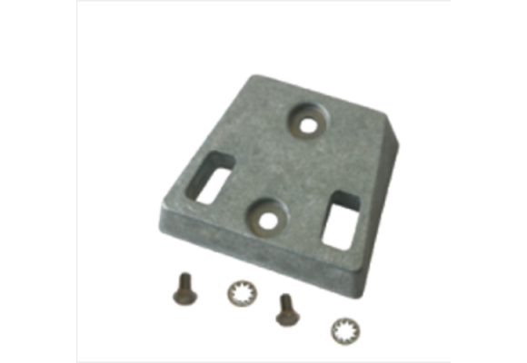 Navalloy Anode transom mount