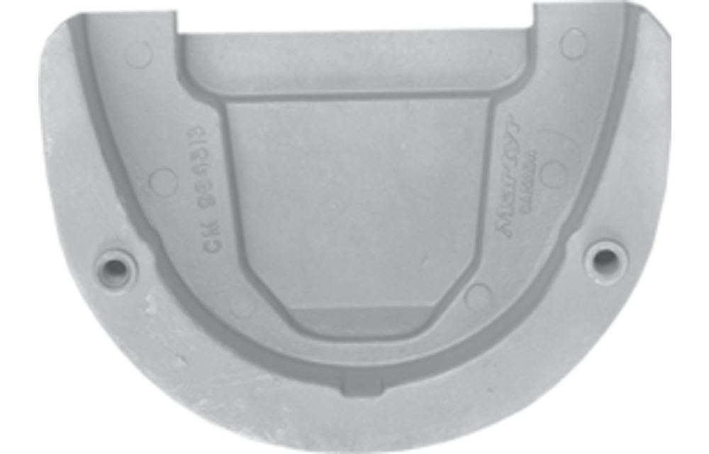 Allpa Aluminium Anode OMC / sterndrive Transom Plate (OEM 984513)