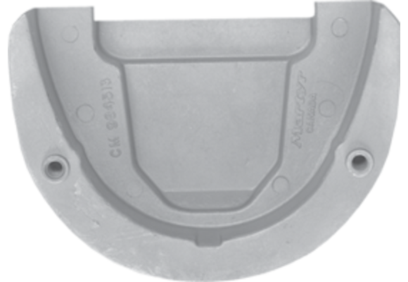 Allpa Aluminium Anode OMC / sterndrive  Transom Plate (OEM 984513)