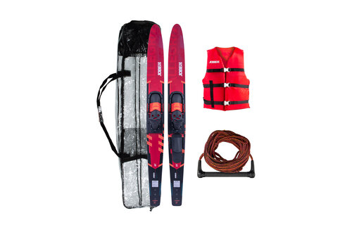 Jobe Allegre 67" Combo Waterskis Package | Rood