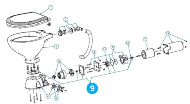 Johnson Pump complete pakkingset