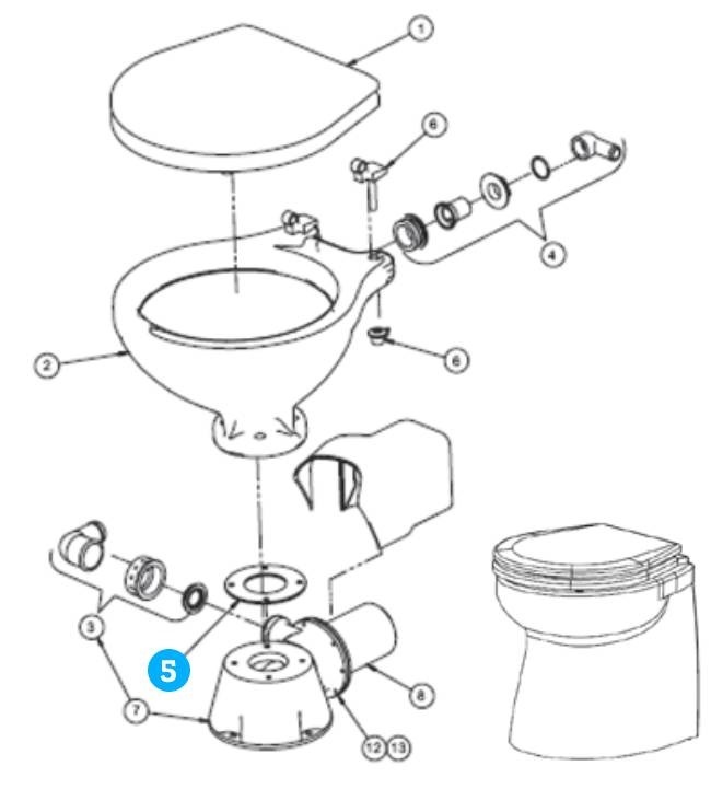 Johnson Pump voetpakking
