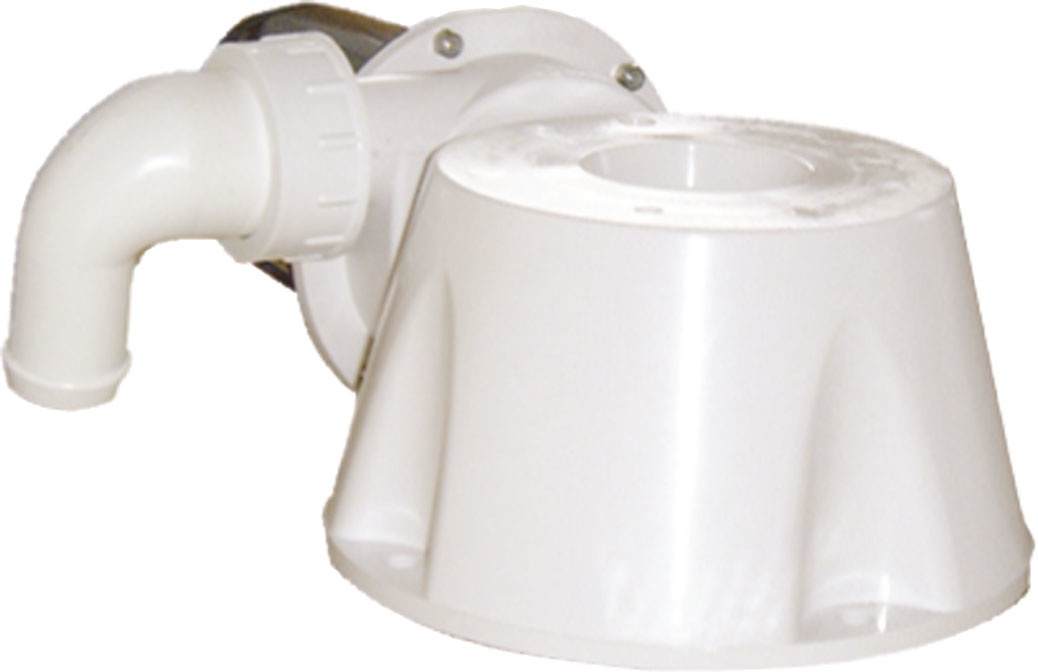 Johnson Pump conversiekit 24V  voor scheepstoilet  voet  90º bocht  motor & hakselaar