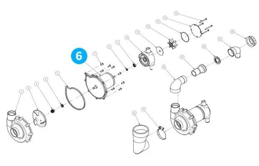 Allpa Elektromotor 24V o.a. Laguna Standaard & Elegant Toilet