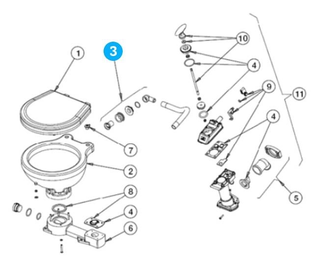 Allpa Inlaatknie 90° links