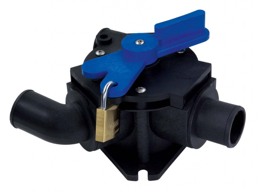 - "Y"- klep D=38mm (1-1/2") extra straight inlet poort 25MM