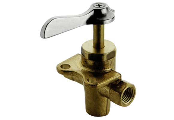 Allpa Messing 3-weg kraan, 1/4", 10-12mm