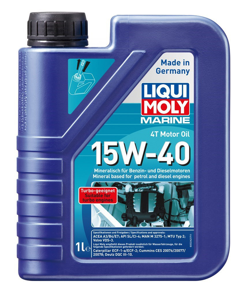 Liqui Moly - Marine 4T Motorolie 15W-40 1ltr