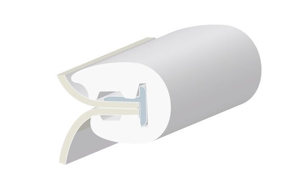 Allpa Profiel L35  B=36mm  wit (24m)