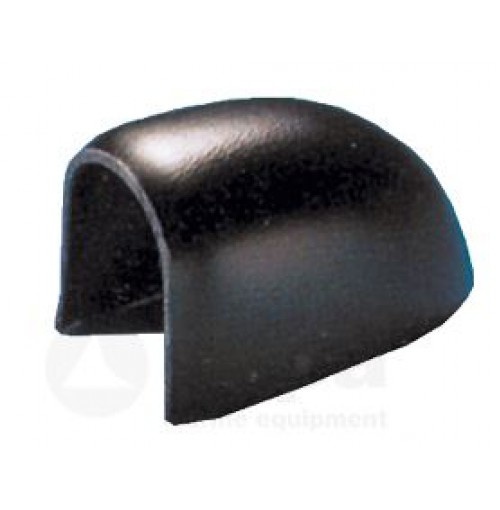 Allpa ABS-eindstuk voor stootlijst Radial 52 & 65  zwart