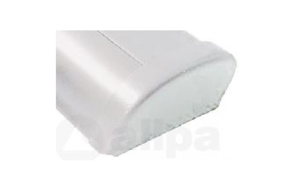 Allpa PVC eindkap wit