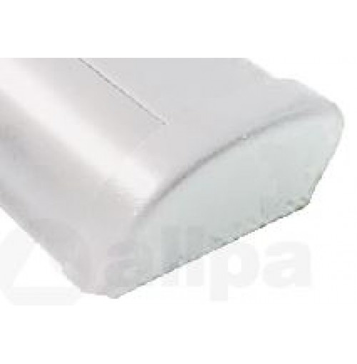 Allpa PVC eindkap  wit