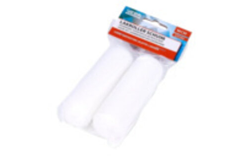 Verfrol schuim 10cm 2 zijdes afgerond (2 stuks)