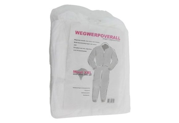 Wegwerp overall XXL (one size fits all)