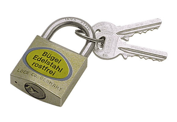 ABUS Cilinder Hangslot RVS Beugel 40mm