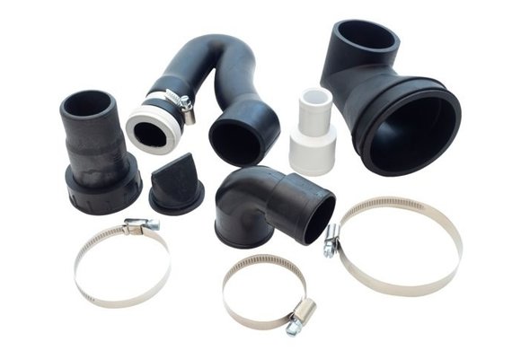 Uitlaat elleboog design silent