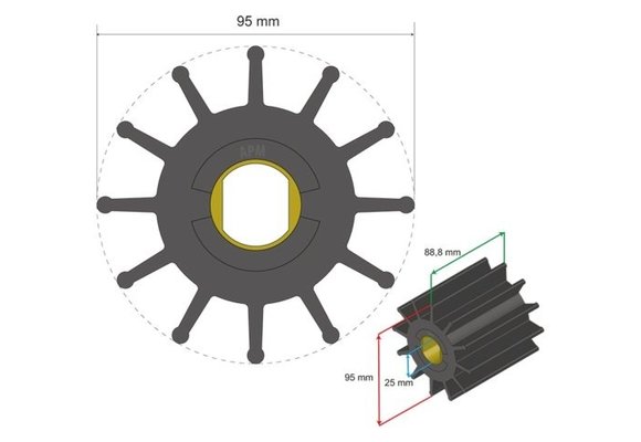 Premium Impeller nr. 06-02-030