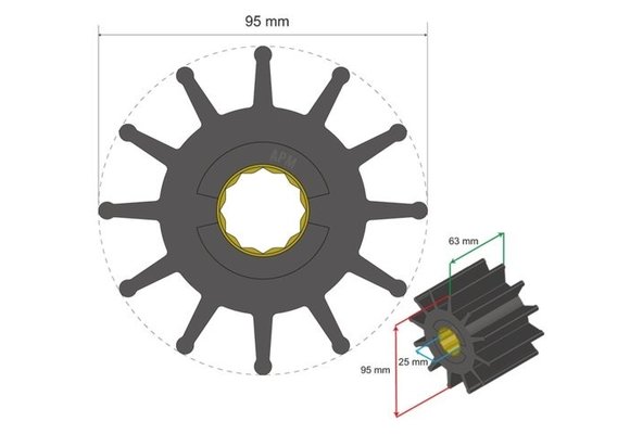 Premium Impeller nr. 06-02-028