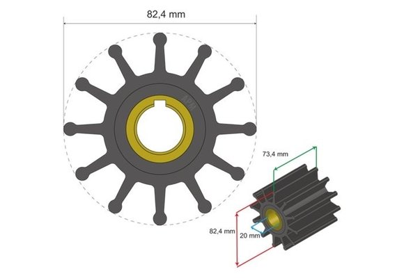 Premium Impeller nr. 06-02-025