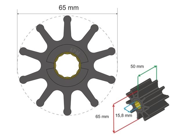Premium Impeller nr. 06-02-023