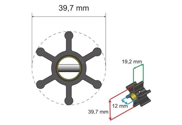 Premium Impeller kit nr. 06-01-002