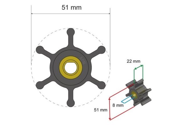 Premium Ballast Impeller nr. 06-04-036