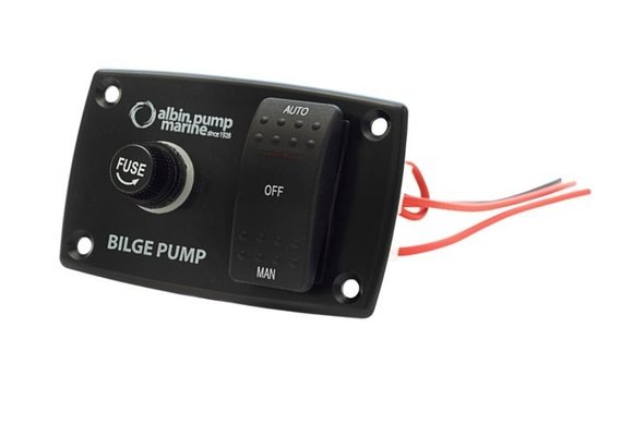 Bilgepomp schakelpaneel 3 standen 12/24V