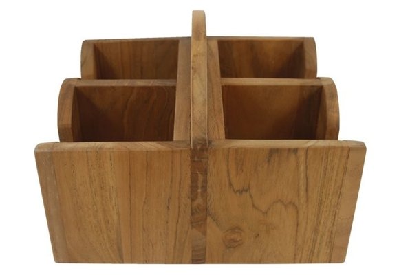 Mok/bekerhouder quattro met handvat 20x21x15cm