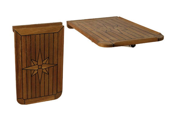 Tafelblad teak 'balcony' 38x60cm