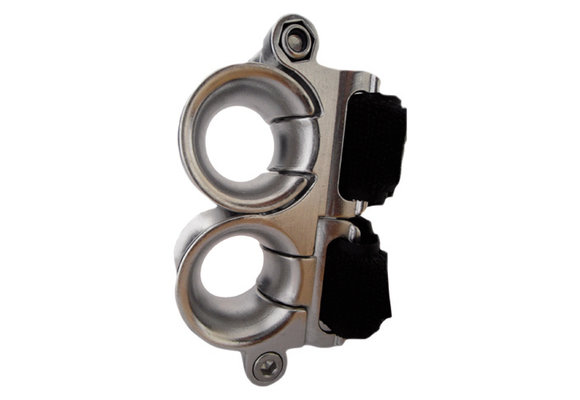 Dubbel geleideblok (Gatmaat touwØ 20mm), Voor scepter 25mm