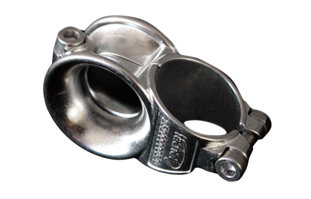 Single fairlead (rope hole Ã¸20) for stanchion 25mm