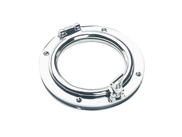 Patrijspoort verchroomd 100mm