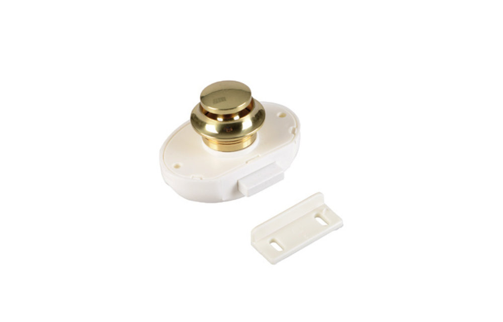 Drukknopslot | Wit deur 13mm