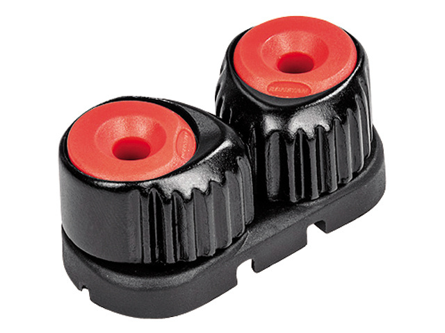 RF5500R Aluminium clamcleat small | Rood/Zwart