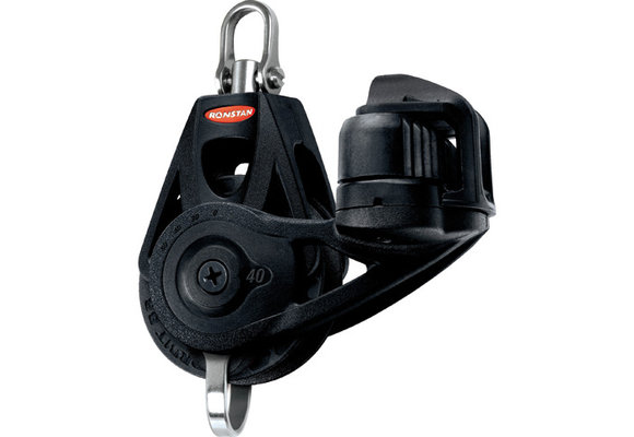 Ronstan 1-schijfs met hondsvot en klem