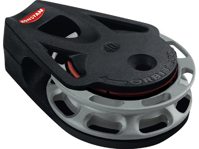 Ronstan 1-schijfs voetblok clockwise en auto