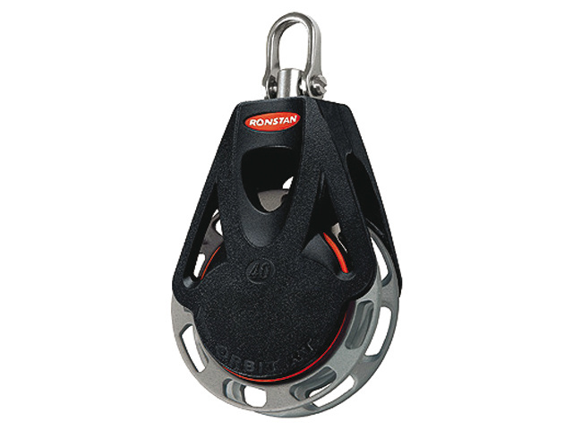 Ronstan 1-schijfs auto en swivel shackle head