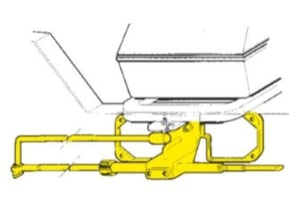 SeaStar Spiegelplaat met verstelbare kabeldoorvoerbuis