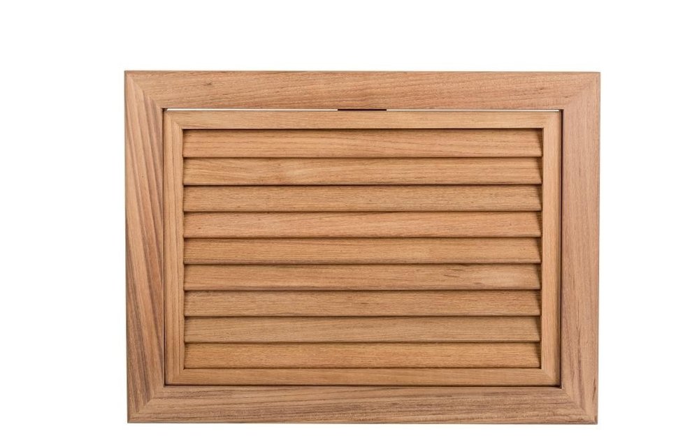 Uitneembaar ventilatierooster met frame