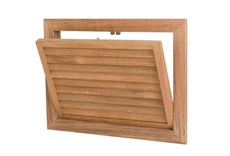 Uitneembaar ventilatierooster met frame